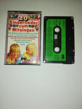 20 Kinderlieder zum Mitsingen 4-fach Silber geschraubt Schwarz mit Grünen Aufkleber ML-143 Märchenland